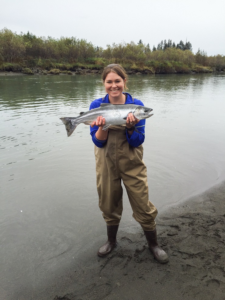 Fishing the Eyak River in Cordova, AK