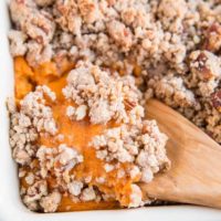 Healthy Paleo Sweet Potato Casserole - dairy-free, gluten-free, grain-free, refined sugar-free, healthier take on classic sweet potato casserole