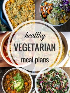 Healthy Vegetarian Meal Plan | TheRoastedRoot.net