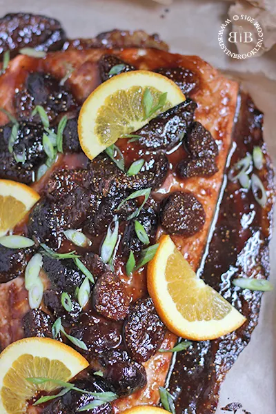 Fig and Honey Roasted Salmon #dinner #recipe #glutenfree