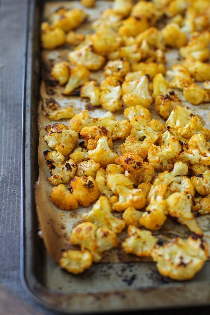 "Cheesy" Vegan Roasted Cauliflower - The Roasted Root