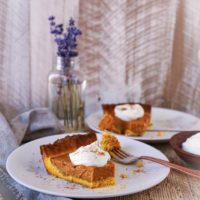 Chai-Spiced Vegan Sweet Potato Pie | TheRoastedRoot.net a healthy, gluten-free, paleo-friendly holiday dessert #paleo #primal #vegan #dairyfree