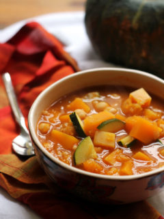 Moroccan Chickpea and Butternut Squash Soup