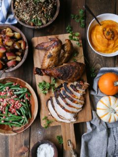 How to Roast the Perfect Thanksgiving Turkey + Tips on throwing an amazing feast @diestelturkey | TheRoastedRoot.net #diestelturkey #thanksgiving #gobblegobble #healthy