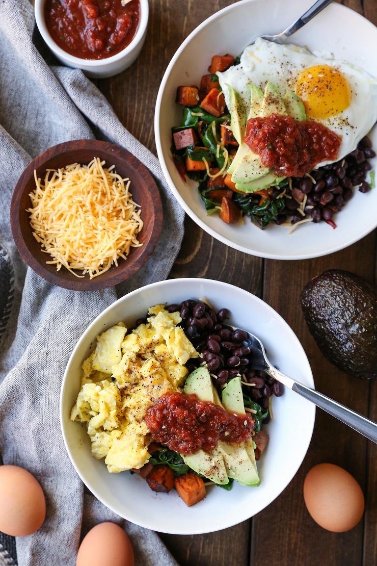 HOW TO BUILD THE ULTIMATE HEALTHY BREAKFAST BOWLS How to Build the Ultimate Healthy Breakfast Bowls | TheRoastedRoot.net #healthy #breakfast #glutenfree #paleo #whole30 #primal
