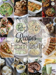 Top 16 Recipes From 2016 on The Roasted Root