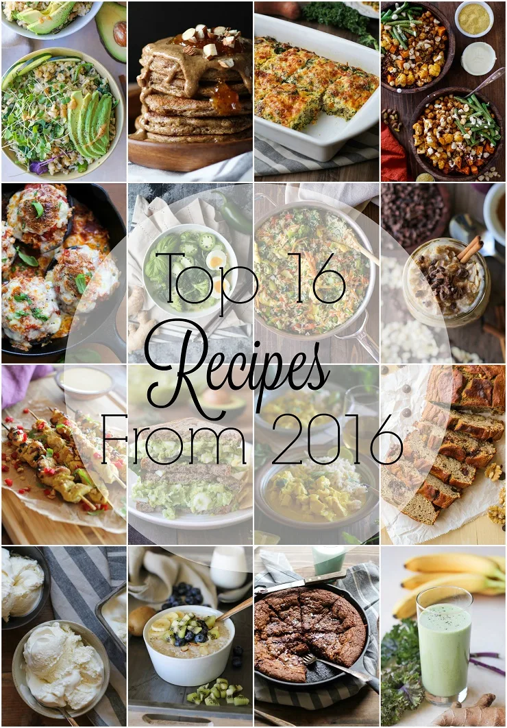 Top 16 Recipes From 2016 on The Roasted Root