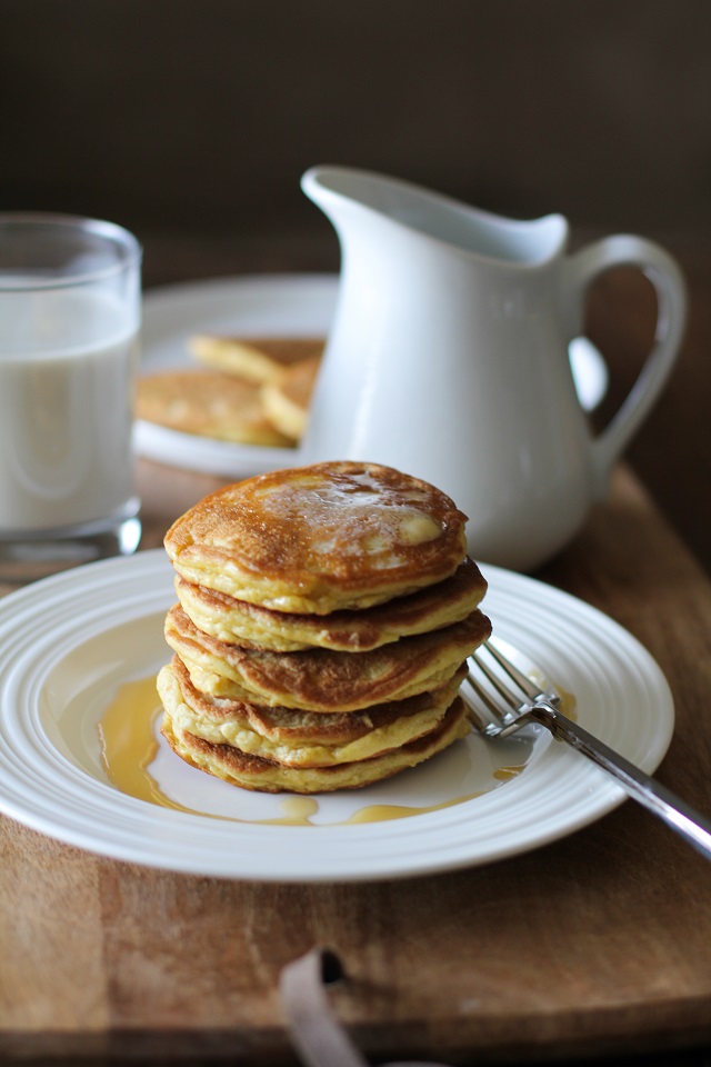 BASIC FLUFFY COCONUT FLOUR PANCAKES Basic Fluffy Coconut Flour Pancakes - gluten free, grain free, dairy free, and paleo | TheRoastedRoot.net #healthy #breakfast #recipe