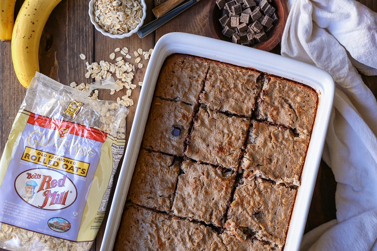 CHOCOLATE CHIP BANANA BREAD BAKED OATMEAL