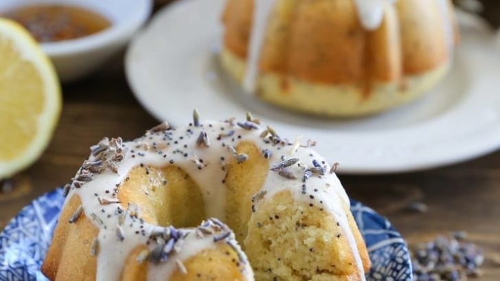Grain-Free Lemon Poppy Seed Mini Bundt Cakes (Paleo) | TheRoastedRoot.net #glutenfree #dairyfree #sugarfree #recipe #dessert