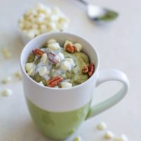 Gluten-Free and Naturally Sweetened Matcha Mug Cake