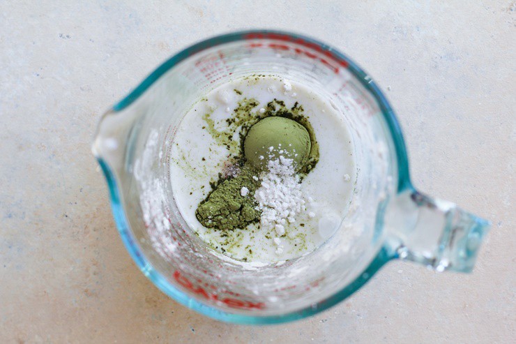 Matcha Mug Cake recipe - gluten-free and sugar-free