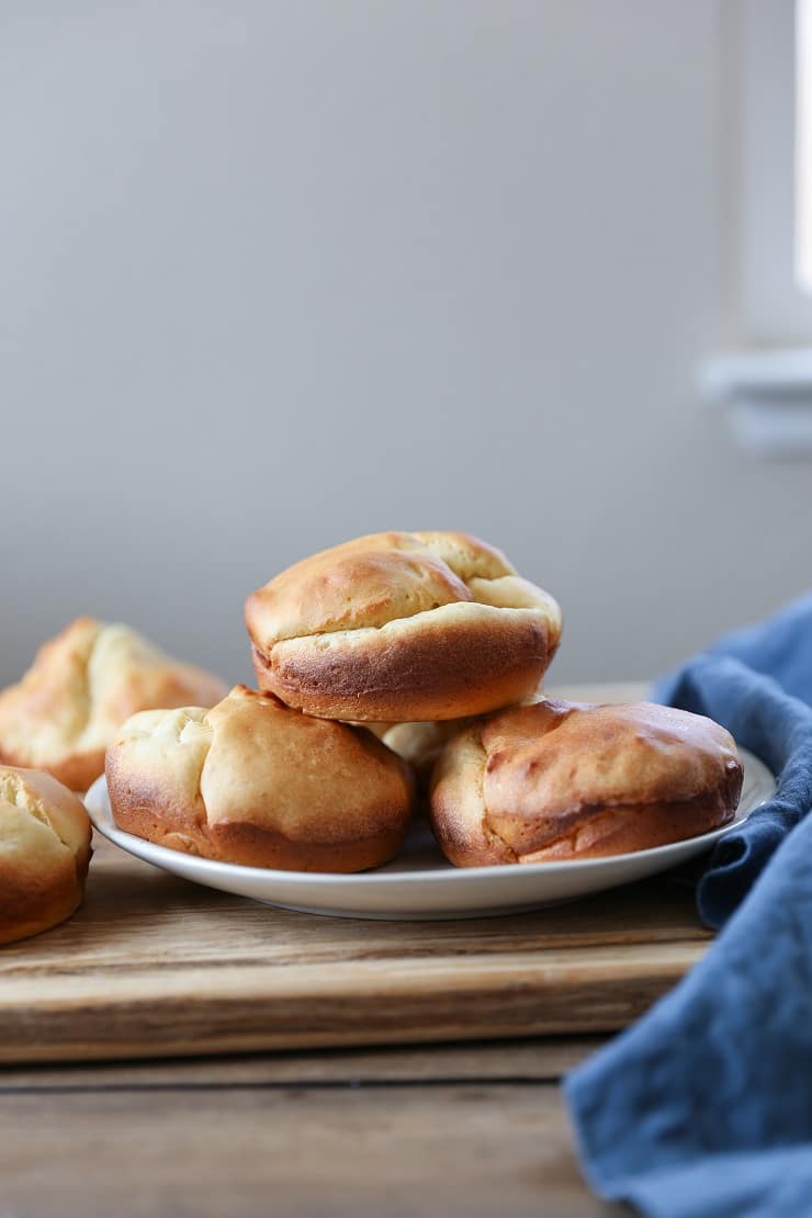 Gluten Free Hamburger Buns - soft, airy, tastes just like a potato bun!