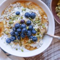 Nut and Seed Overnight N'Oatmeal - an oat-free paleo friendly (and vegan!) breakfast porridge