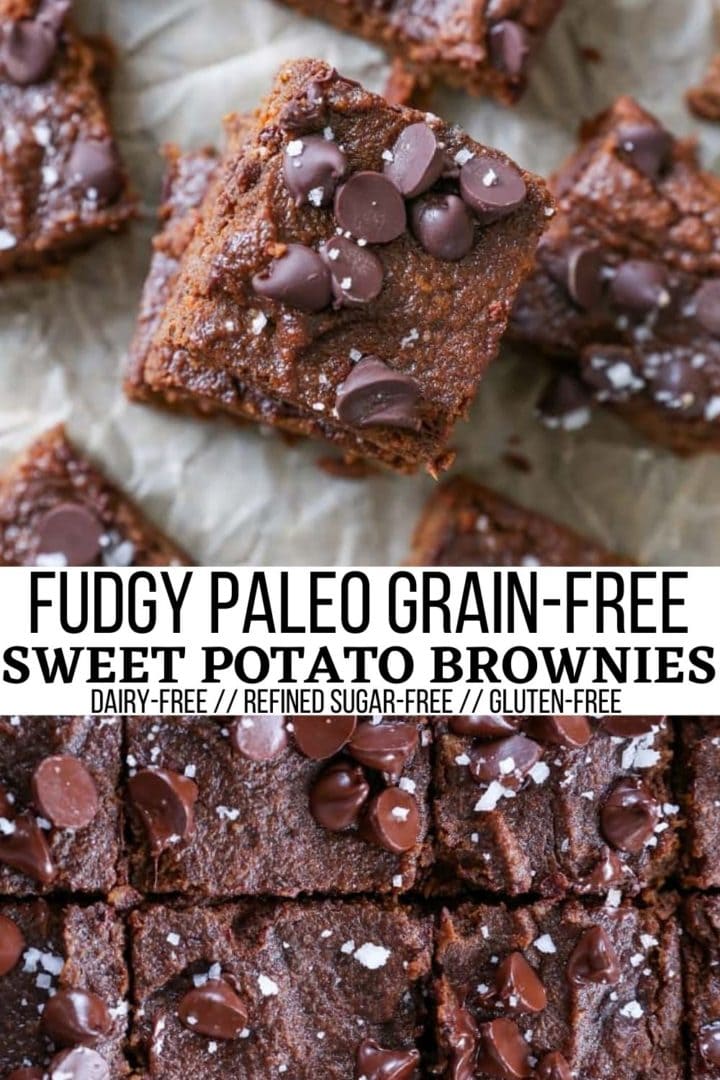 Paleo Sweet Potato Brownies - The Roasted Root