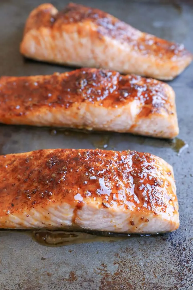 honey glazed salmon