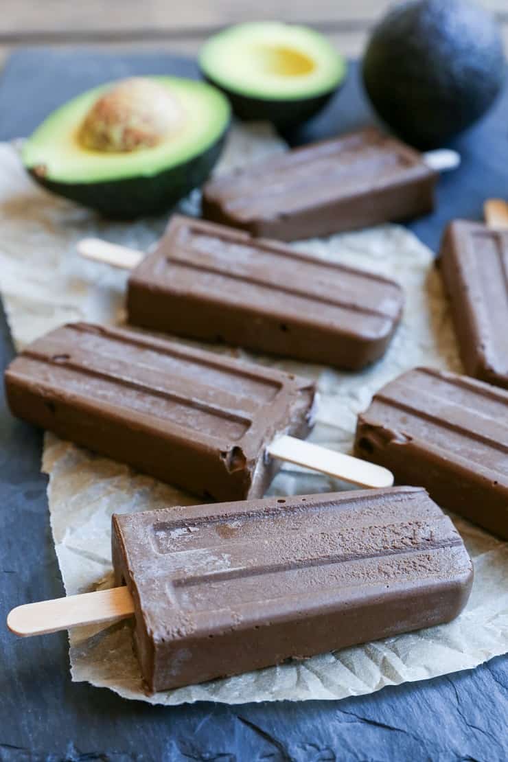 Dairy-Free Fudgesicles made with all whole food ingredients for a vegan and paleo dessert!