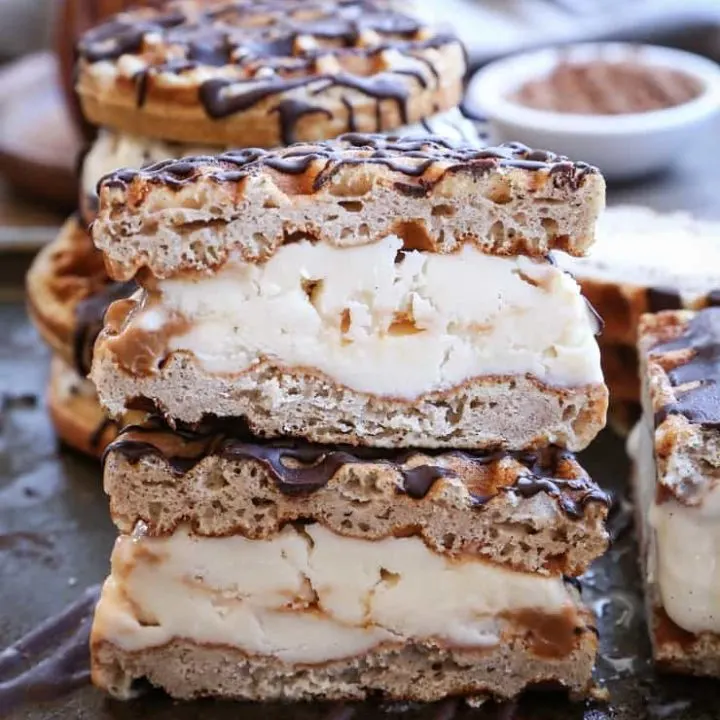 Grain-Free Waffle Ice Cream Sandwiches