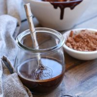 Dairy-Free Chocolate Magic Shell for topping your ice cream! This naturally sweetened recipe is paleo, vegan, rich and decadent!