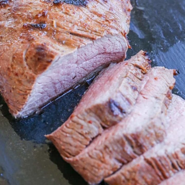 The BEST Roast Tri Tip recipe. This easy recipe turns out perfectly moist and tender!