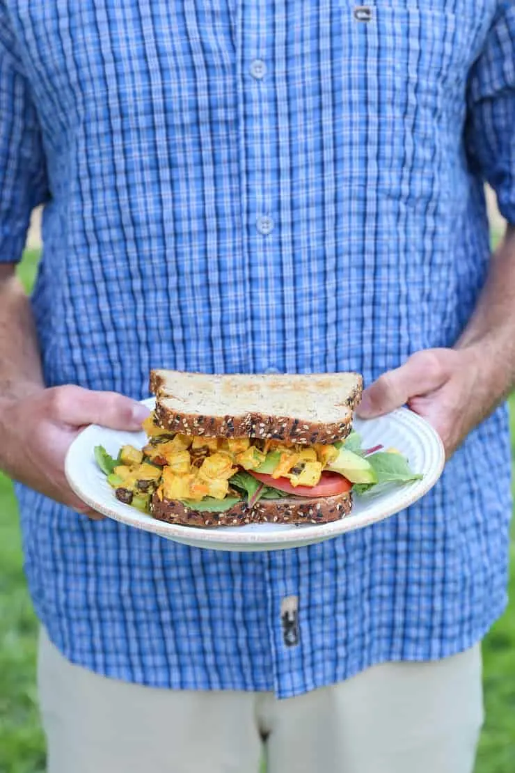 Curried Chicken Salad Sandwiches - a summertime favorite for picnics and barbecues