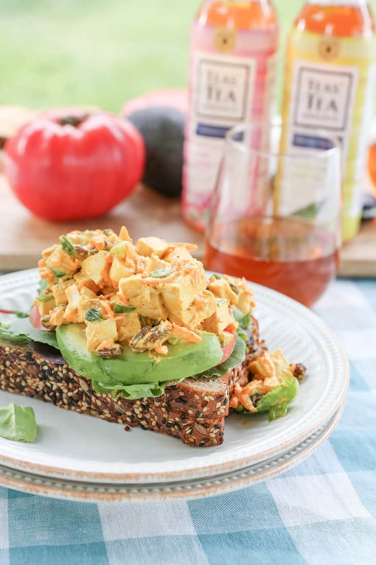 Curried Chicken Salad Sandwiches - a summertime favorite for picnics and barbecues