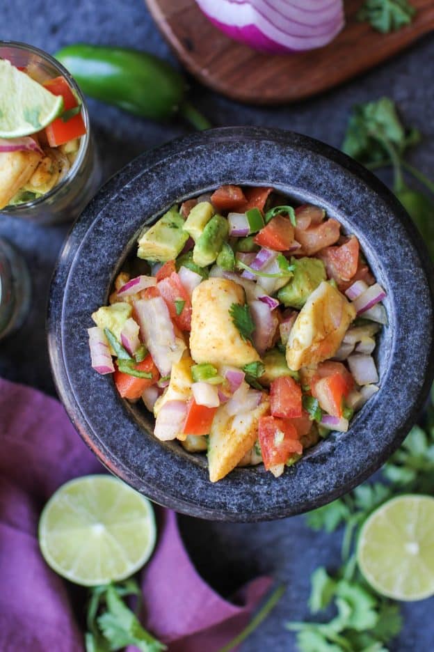 Classic Halibut Ceviche - The Roasted Root