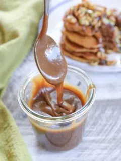 Chai-Spiced Paleo Salted Caramel - a dairy-free, refined sugar-free, vegan version of classic salted caramel