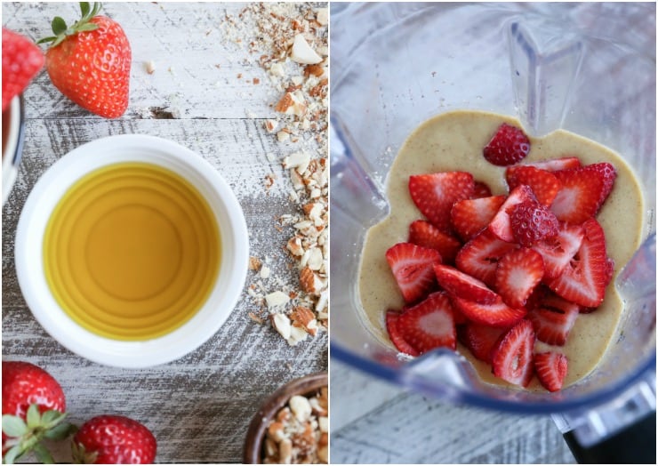 GRAIN-FREE ALMOND STRAWBERRY BREAKFAST CAKE