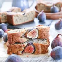 Paleo Almond Fig Quickbread - grain-free, naturally sweetened, dairy-free, and healthy breakfast or snack recipe!