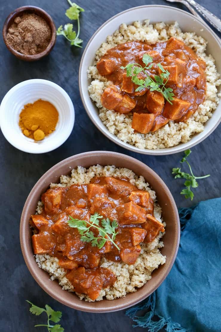 Paleo Butter Chicken - a cleaner version of classic Indian Butter Chicken without the heavy cream. Easy to prepare and flavorful! #healthy #dinner #recipe