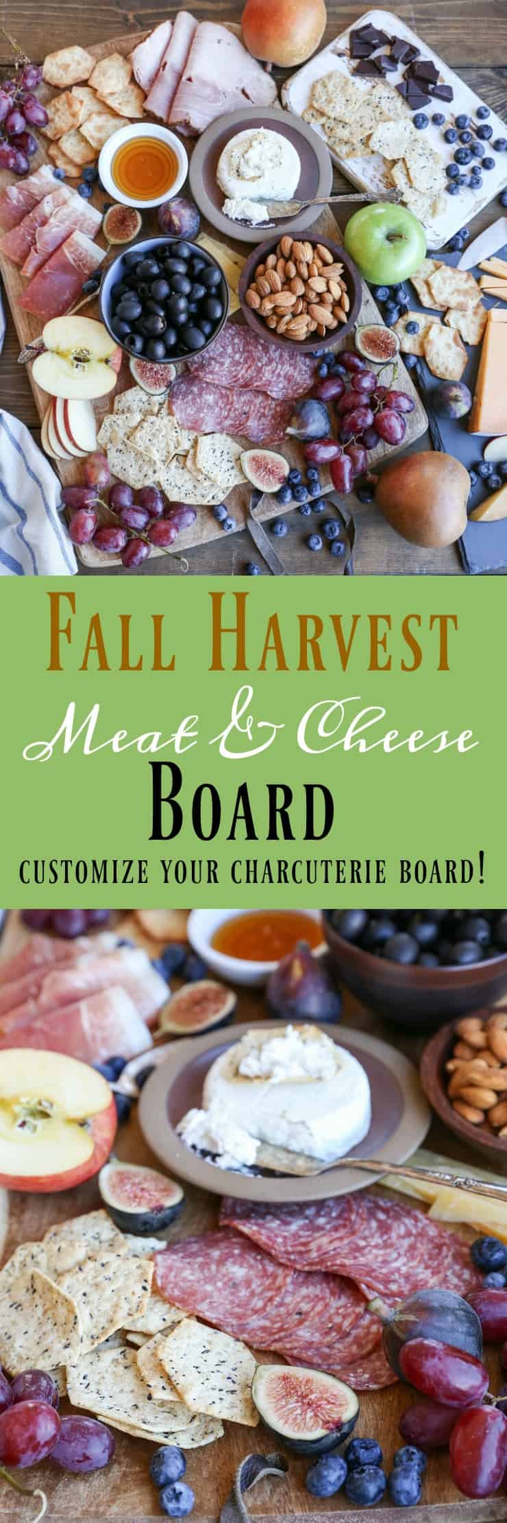 Fall Harvest Cheese Board - how to make an awesome fall-inspired charcuterie board using ingredients you can find at any grocery store