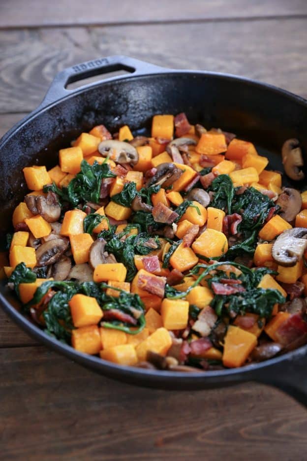 Butternut Squash Mushroom Bacon Frittata The Roasted Root Butternut Squash Mushroom Bacon Frittata The Roasted Root