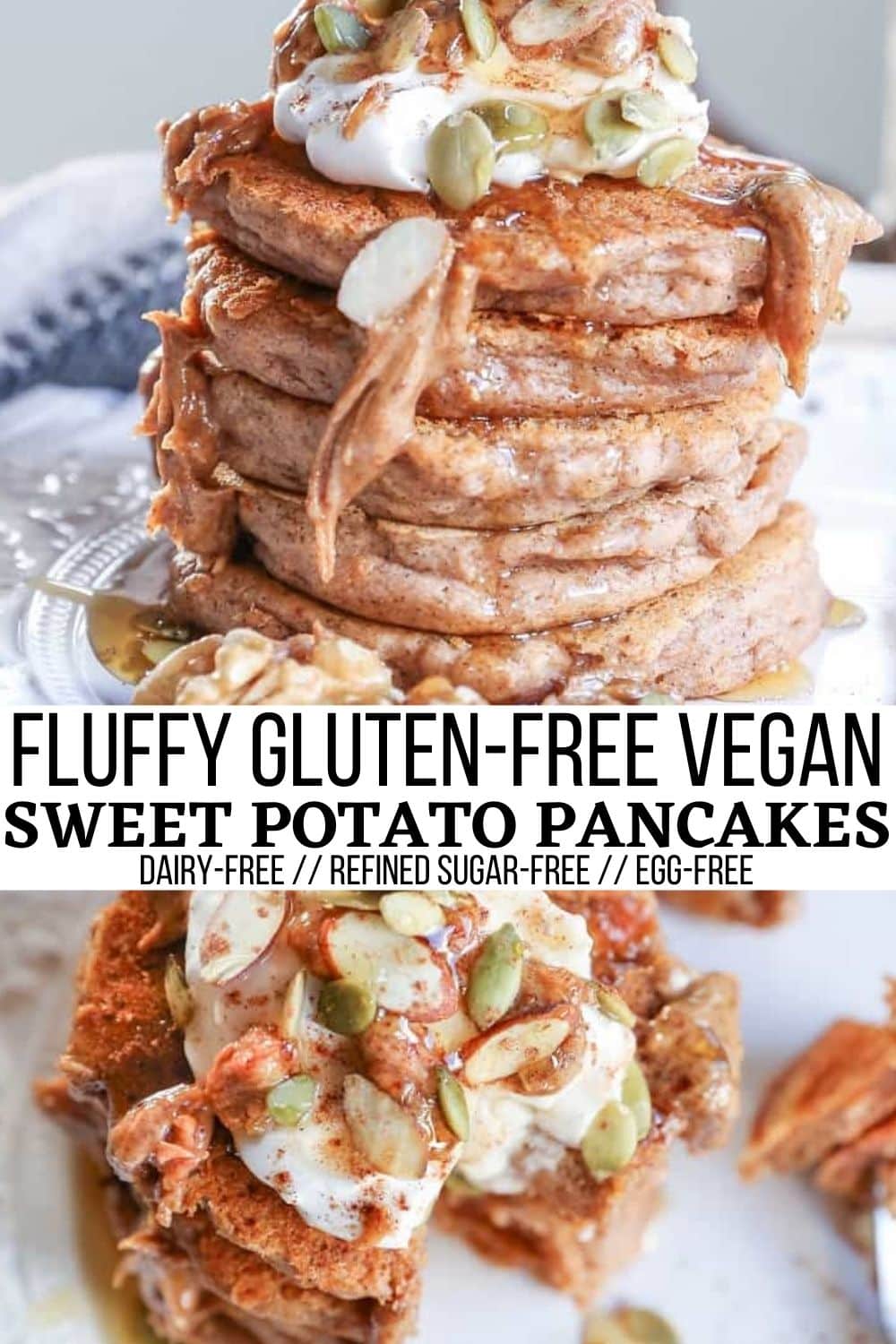 Vegan Sweet Potato Pancakes The Roasted Root