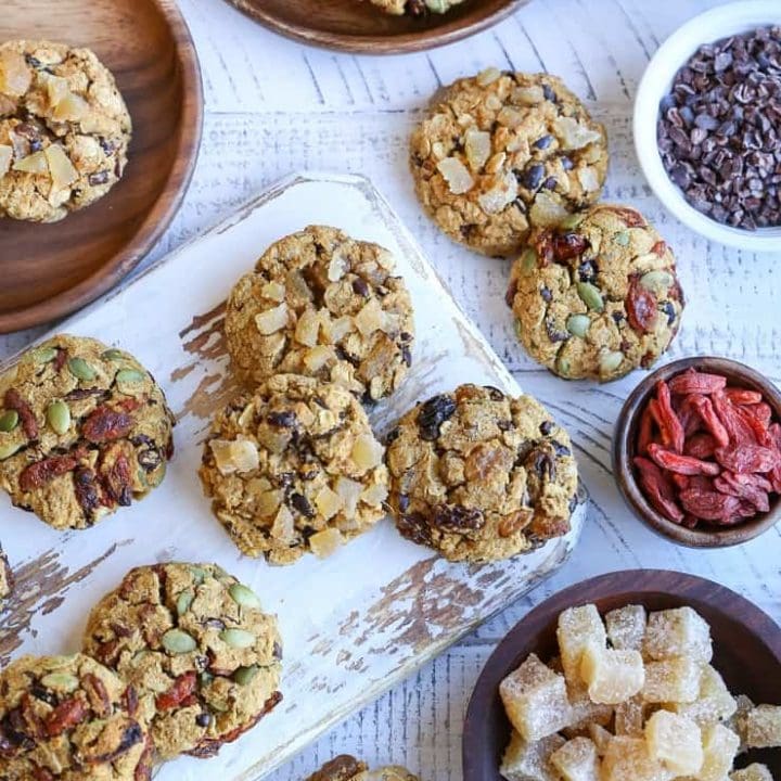 Gluten-Free Pumpkin Breakfast Cookies (3 ways!) refined sugar-free, dairy-free, and healthy