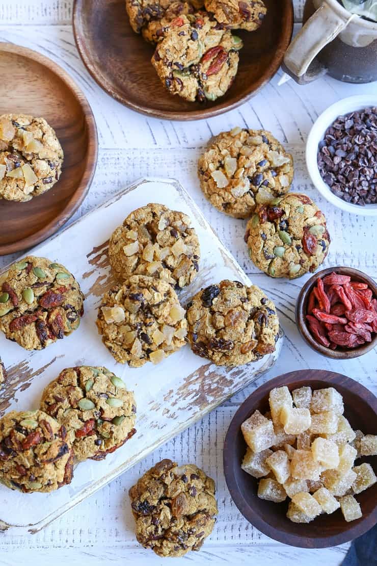 Gluten-Free Pumpkin Breakfast Cookies (3 ways!) refined sugar-free, dairy-free, and healthy