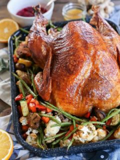 Orange-Ginger Glazed Turkey - an easy approach to Thanksgiving Turkey