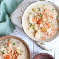 Paleo Turkey Chowder - dairy-free, gluten-free chowder using leftover Thanksgiving turkey