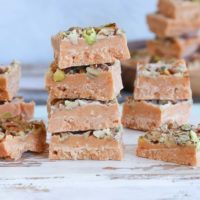 Vegan Sweet Potato Fudge - dairy-free, naturally sweetened, and paleo