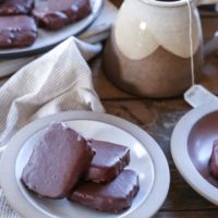 Paleo Chocolate Shortbread Cookies - grain-free, refined sugar-free, dairy-free, and incredibly delicious! | TheRoastedRoot.net