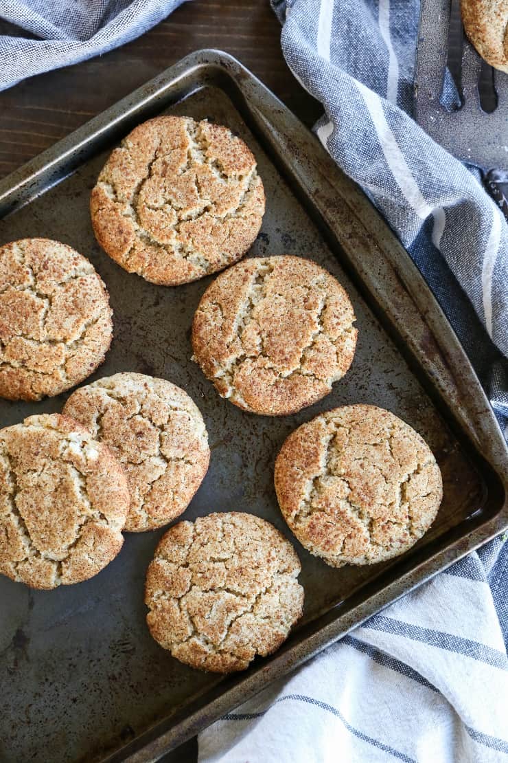 Vegan Snickerdoodles - 2 recipes for vegan snickerdoodles - a grain-free version, and a gluten-free version. Dairy-free, refined sugar-free, and healthy! 