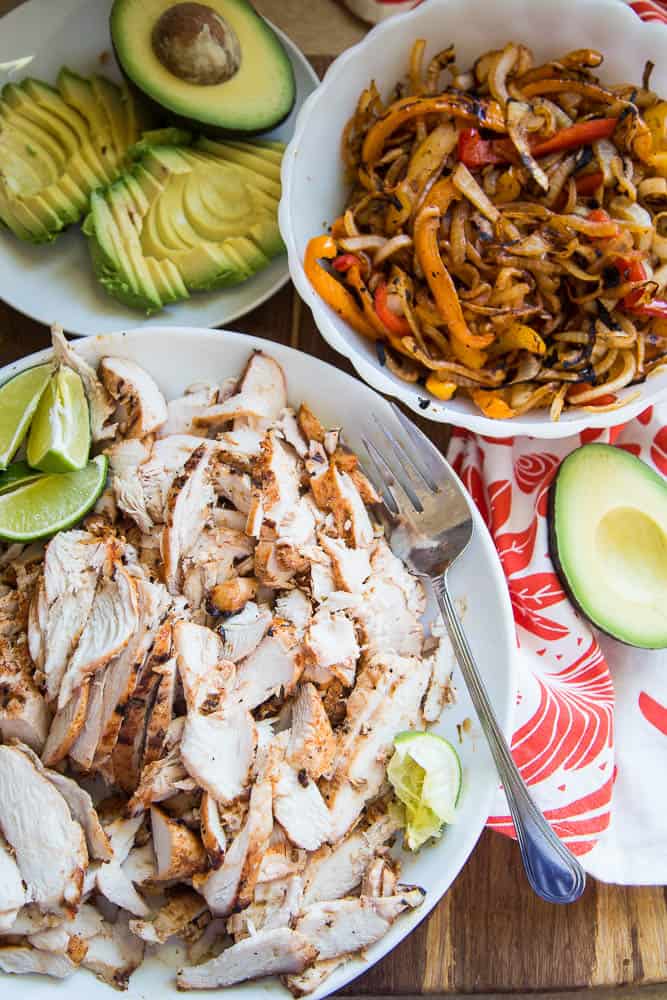 The Best Chicken Fajitas - whole30, paleo, healthy