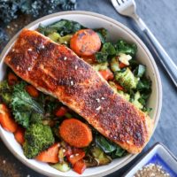 Crispy Skin Salmon takes only 15 minutes to make! Serve it up with your favorite sides for an amazing nourishing meal.