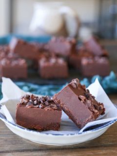 Dairy-Free Fudge (Paleo) - naturally sweetened, paleo, and easy to make, this silky smooth fudge tastes like the real deal!