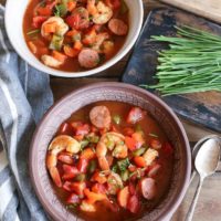 Shrimp Gumbo Soup - a quick and easy approach to the classic Louisiana meal