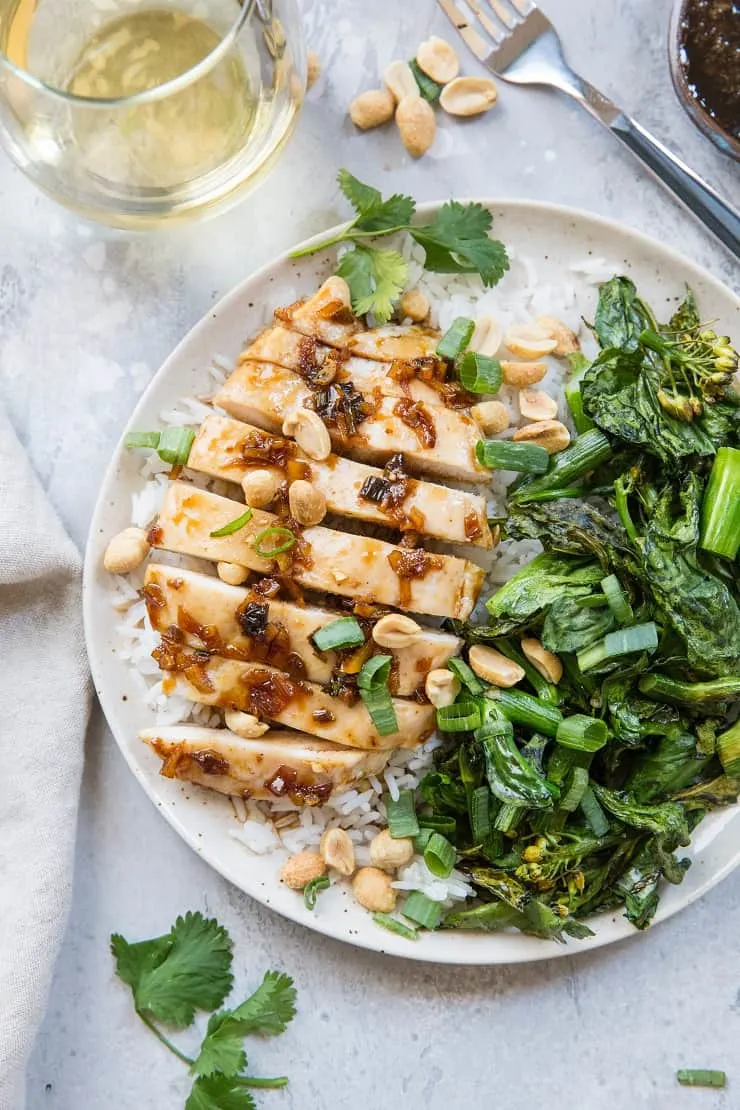 Healthy Vietnamese Sticky Chicken (a.k.a. Vietnamese Caramel Chicken) - gluten-free, soy-free, refined sugar-free and made with all whole food ingredients. An easy, healthy dinner recipe
