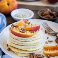 Buttermilk Paleo Pancakes - grain-free, refined sugar-free, dairy-free pancake recipe made easily in your blender