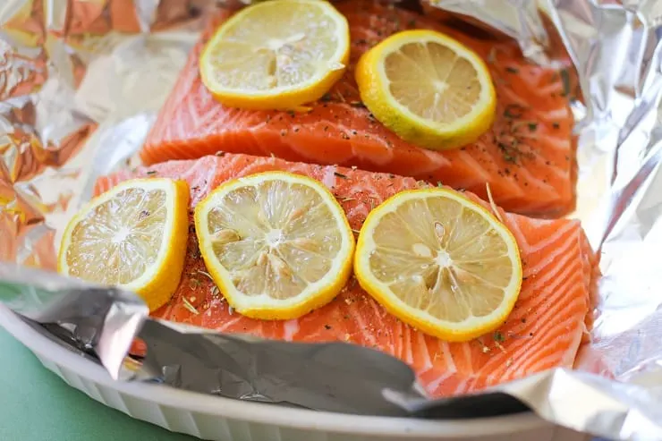 How to Grill Salmon in Foil - an easy method with photos