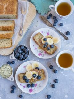 Coconut Flour Paleo Pound Cake - grain-free, refined sugar-free, dairy-free and healthy! | TheRoastedRoot.net