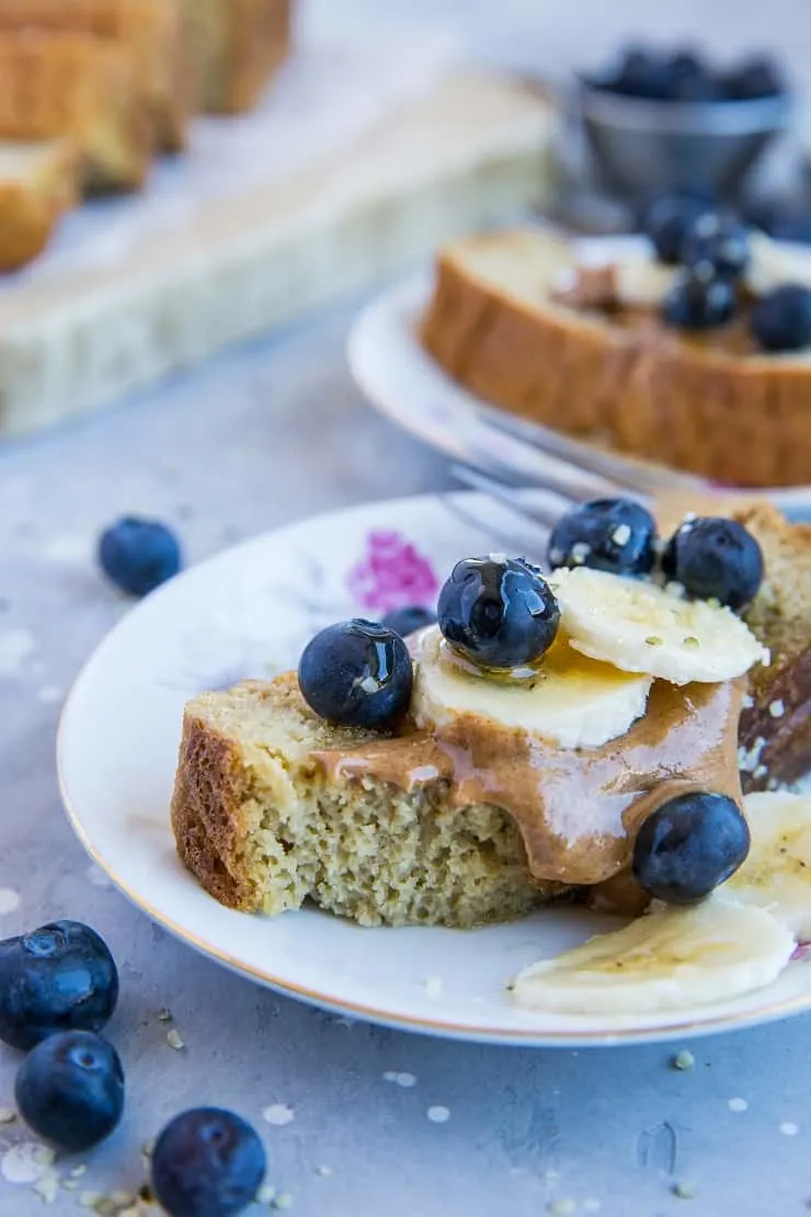 Grain-Free Coconut Flour Paleo Pound Cake - gluten-free, refined sugar-free, dairy-free and healthy! | TheRoastedRoot.net